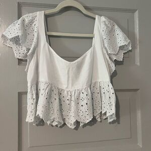 White Dainty Top